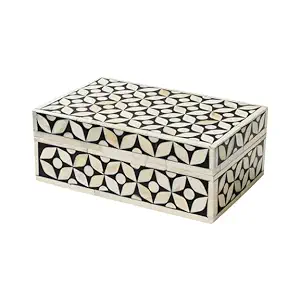 Geometric Box Bone Inlay Geometric Box Bone Inlay